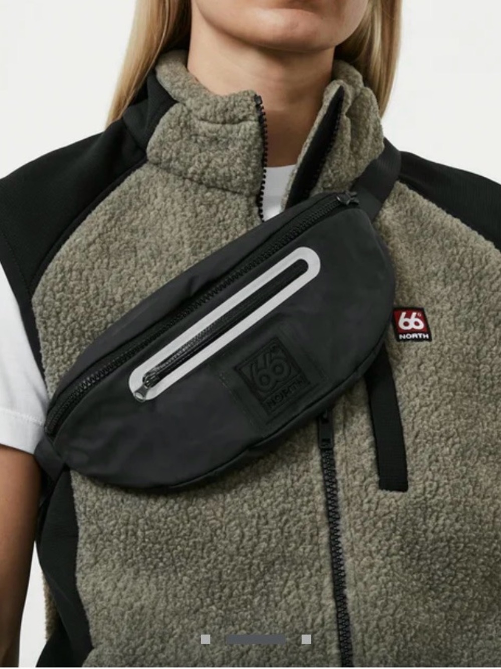 66°North Fanny Bag Navy - Picture 2 of 8